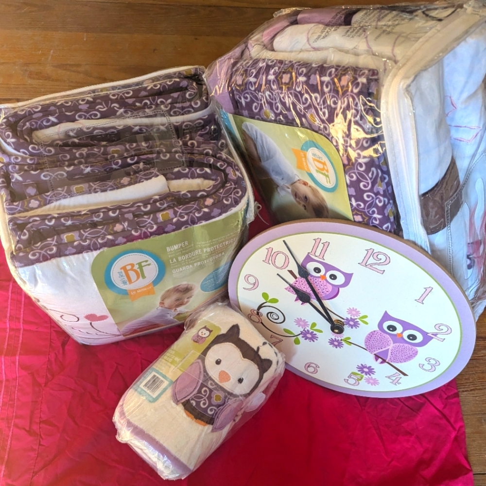 Kids Purple and White Matching Set